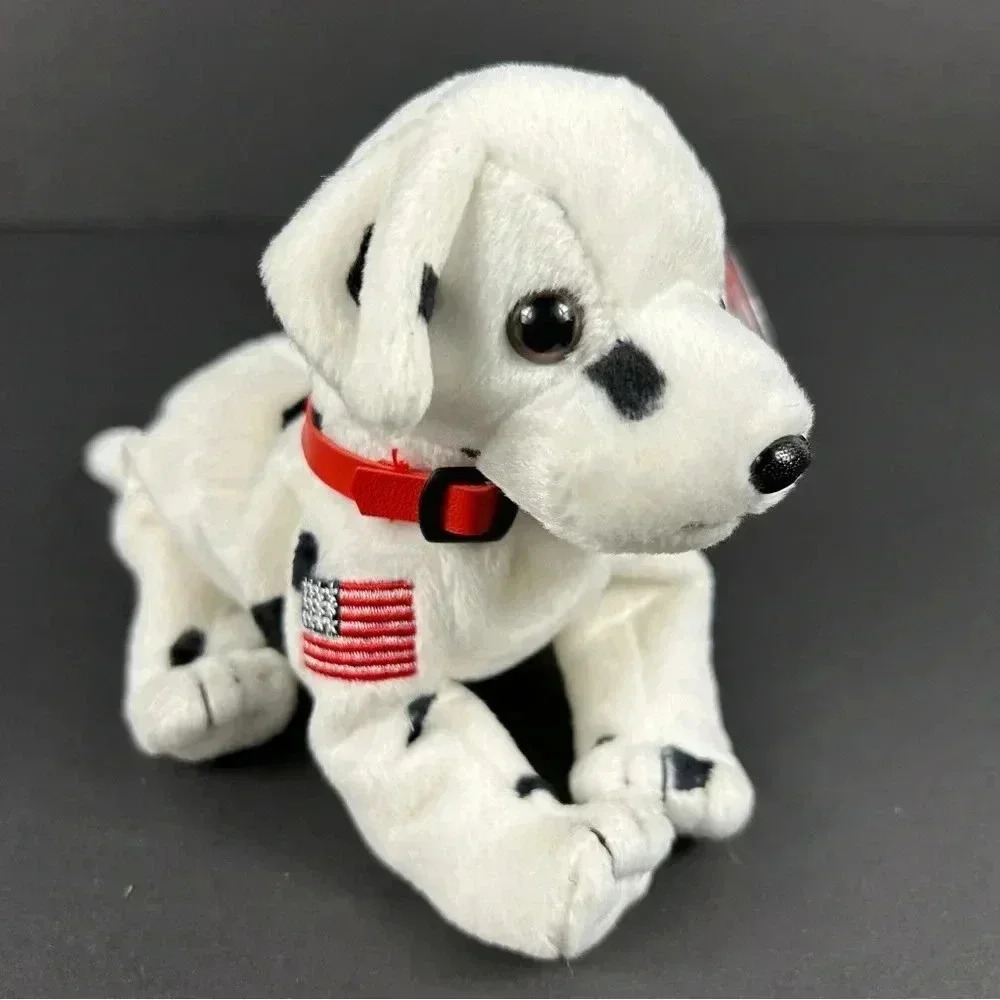 Rare Retired 2001 Rescue Dalmatian Ty Beanie Baby - NWT Mint Condition